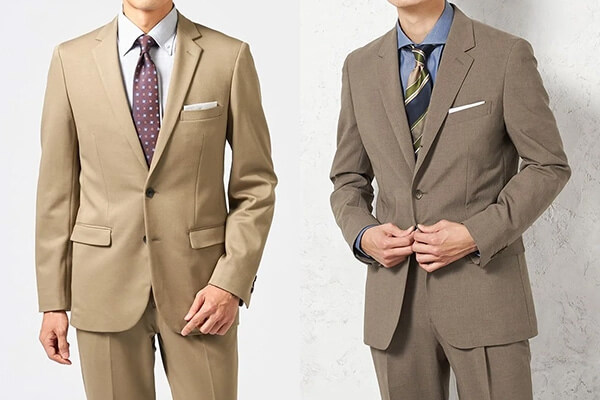 ベージュスーツが与える印象
