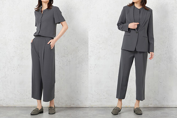 セットアップを使った夏のスマートカジュアルコーデ