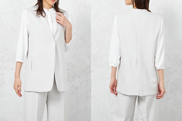 ジレを使ったスマートカジュアルコーデ