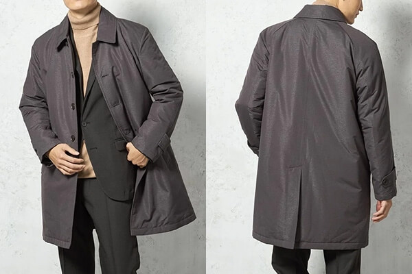 ステンカラーコートを使ったビジカジコーデ