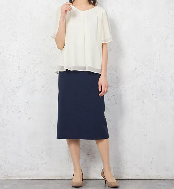 【春・夏】スカートを使ったオフィスカジュアルコーデ