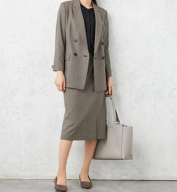 【秋・冬】スカートを使ったオフィスカジュアルコーデ