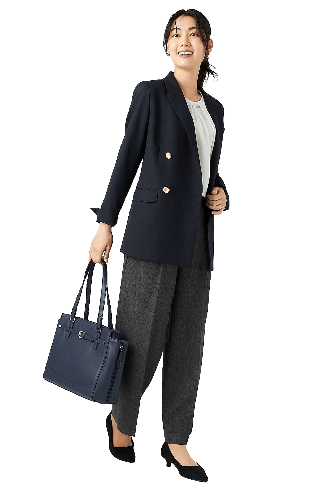 ツーサイドポイント　ワイドパンツ