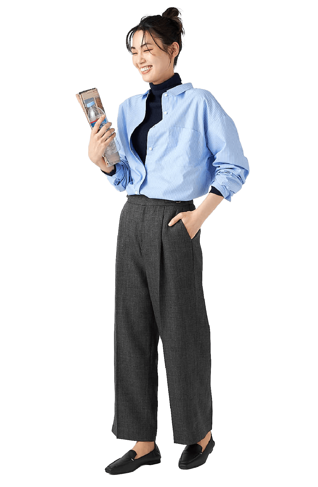 ツーサイドポイント　ワイドパンツ