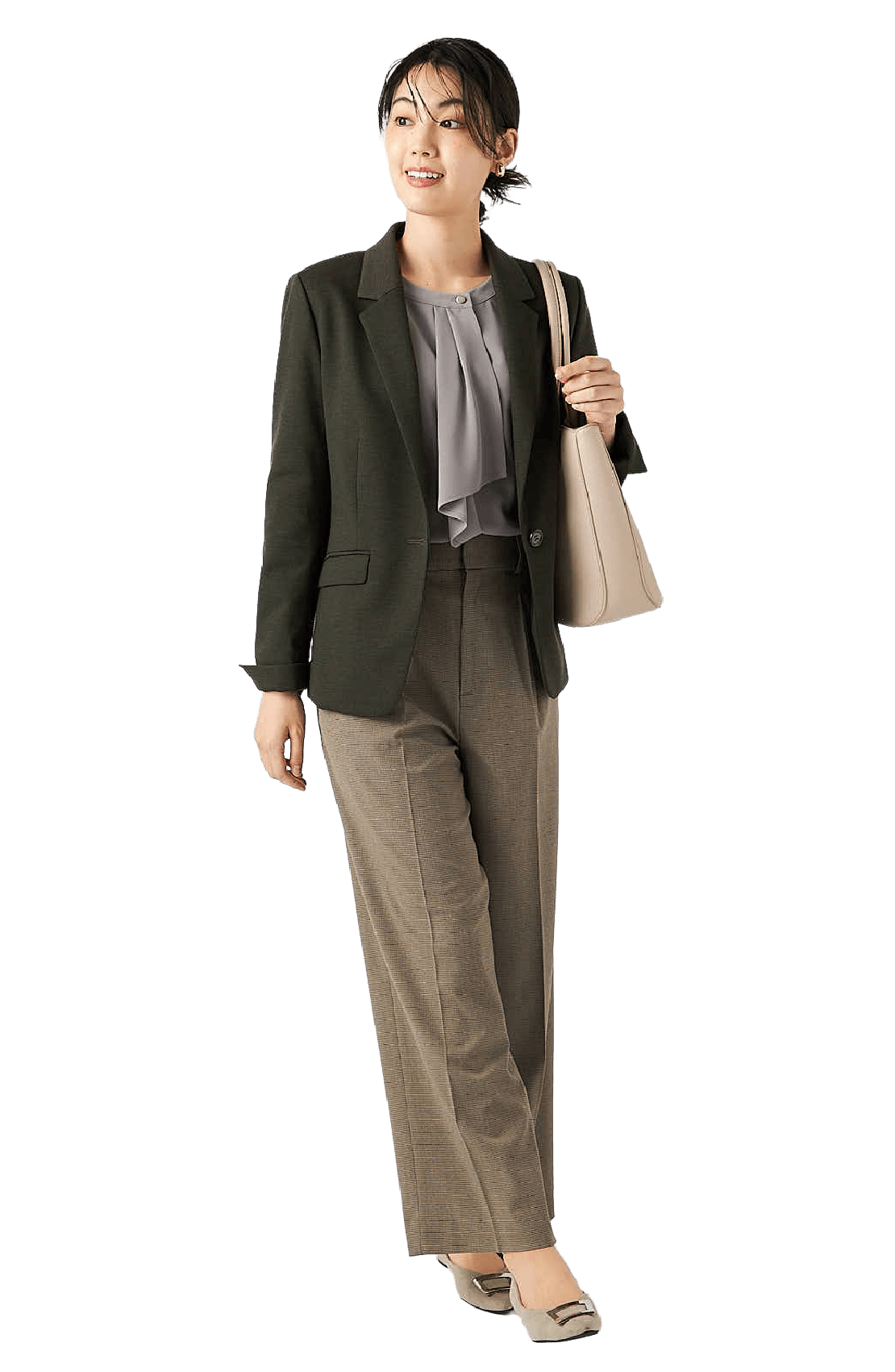 トロサイドタブ ワイドパンツ