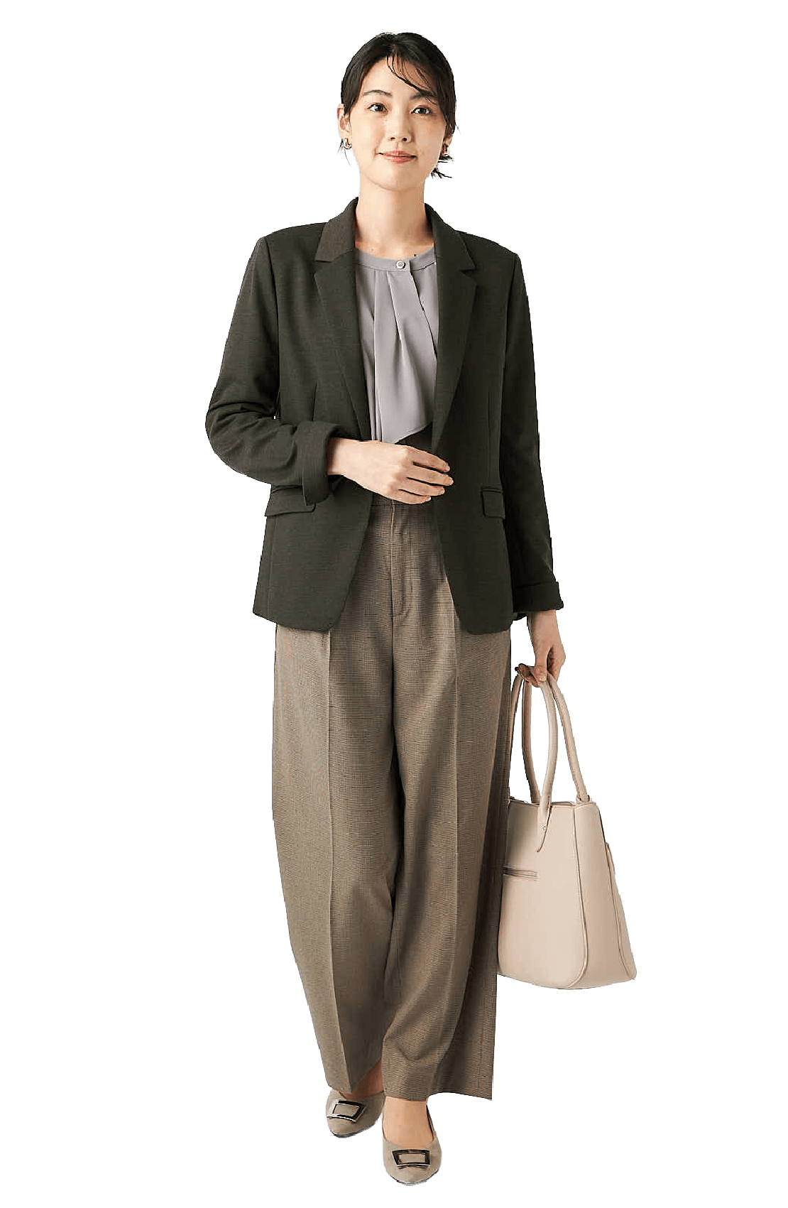 トロサイドタブ ワイドパンツ