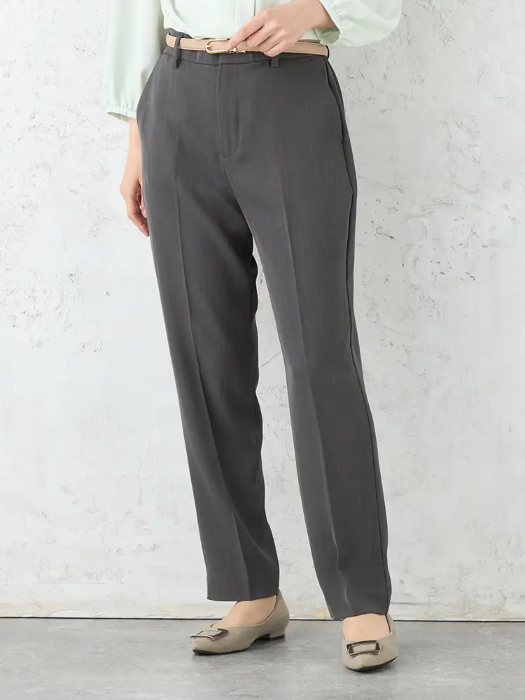 【M3LABO】MoveonDesignテーパードパンツフルレングス防しわ加工通年【レディース】