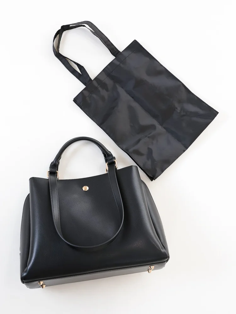 【2WAY】バッグ手持ち/ショルダーハンドルトートバッグセレモニー無地通年【レディース】