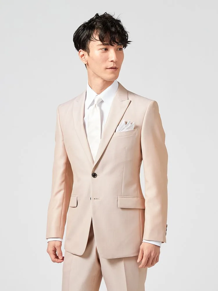 [礼服]【ゴールド】フォーマル2つボタンカラーフォーマルYKbyYUMIKATSURAセレモニー通年礼服