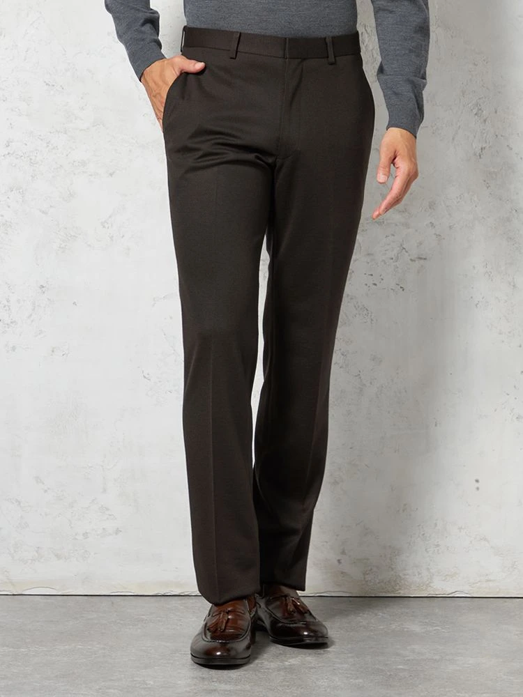 【ウォッシャブル】パンツノータック【i－Pants-アイパンツ-】ヒートエナジー無地リッケンバッカー秋冬