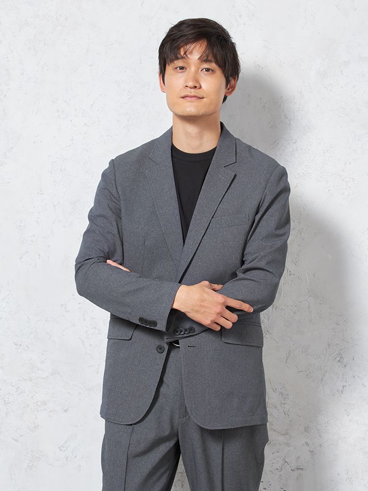 【DotAir-ドットエアー-】ジャケット2つボタン高通気快適素材ウォッシャブル【セットアップ商品有】TOKYORUN