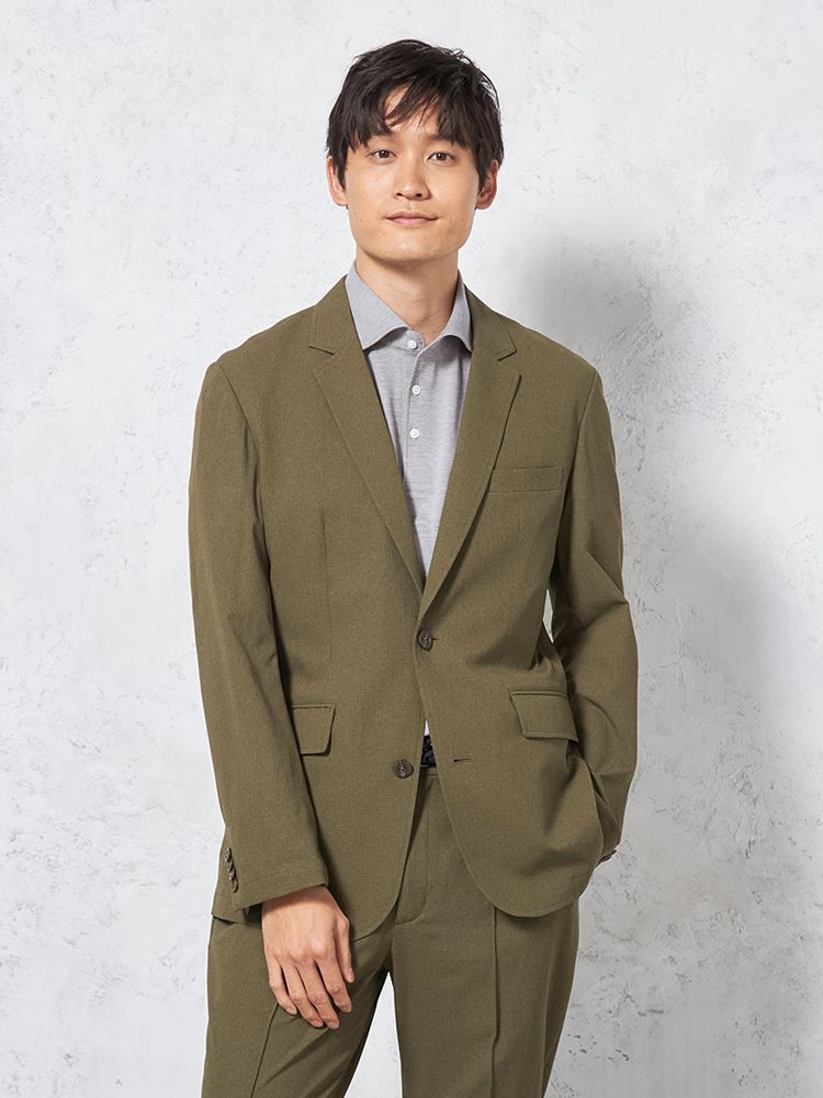 【DotAir-ドットエアー-】ジャケット2つボタン高通気快適素材ウォッシャブル【セットアップ商品有】TOKYORUN