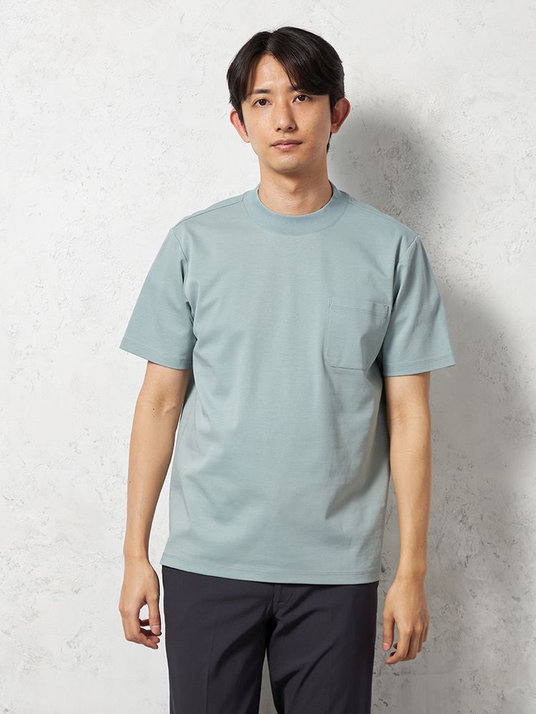 【汗じみ防止】半袖ビズTシャツクルーネック無地TOKYORUN春夏