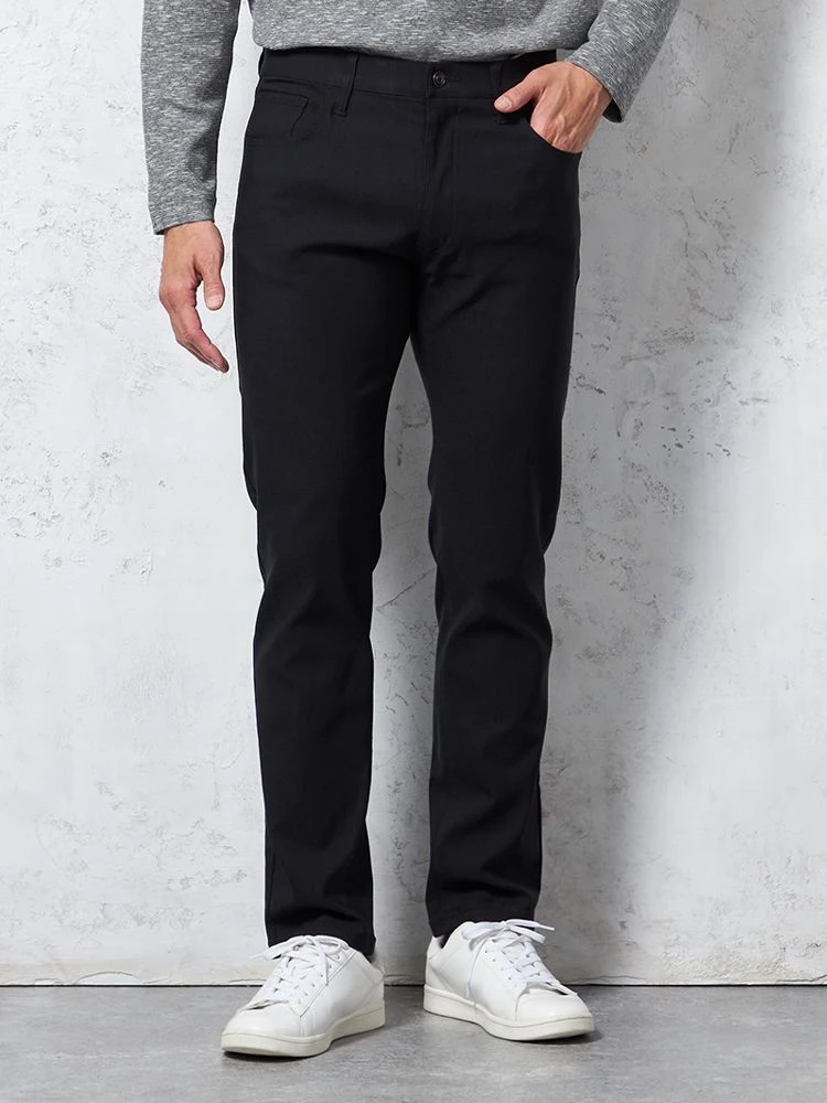 【RUCKENBACCHAR】ストレッチ5ポケットパンツ接触冷感無地カジュアルパンツ春夏