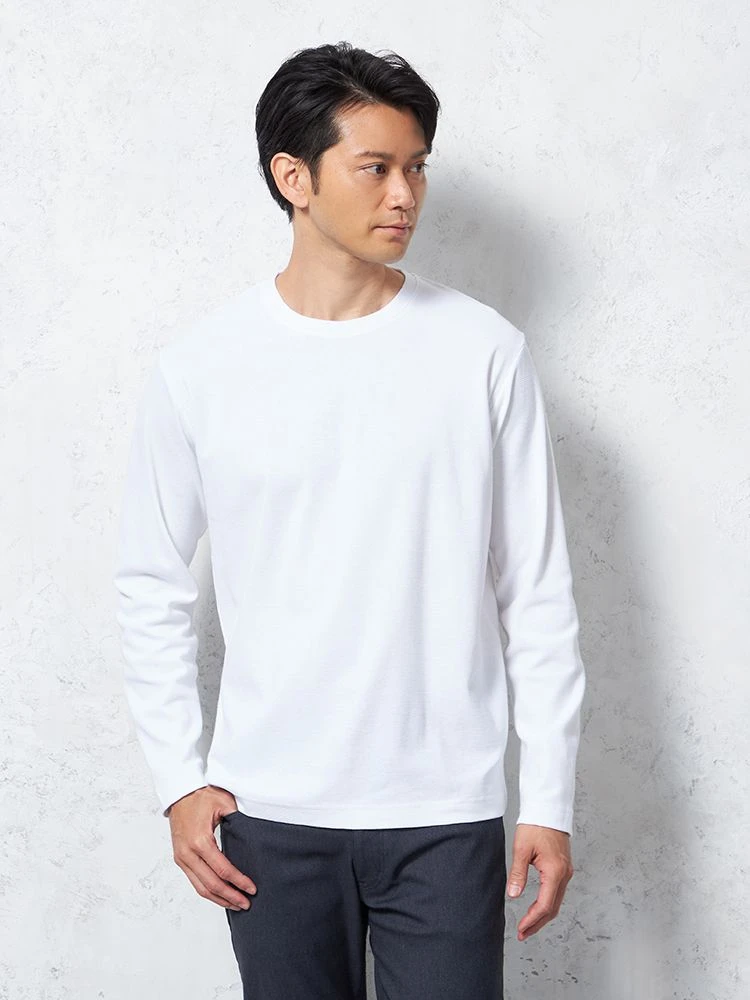 【RUCKENBACCHAR】クルーネックTシャツ無地カジュアルインナー