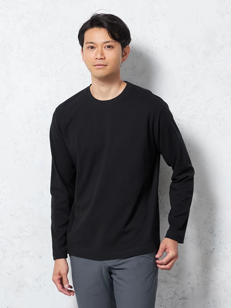 【RUCKENBACCHAR】クルーネックTシャツ無地カジュアルインナー