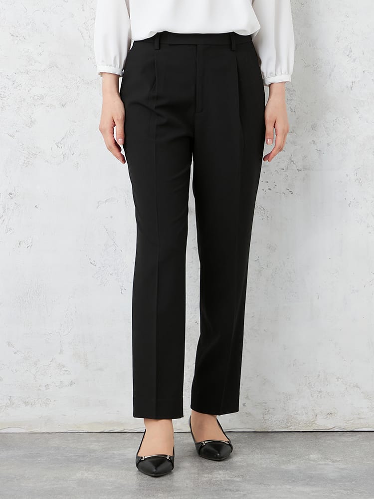 【WALKPLUS】T/Rトロタックテーパードパンツウォッシャブル通年【レディース】