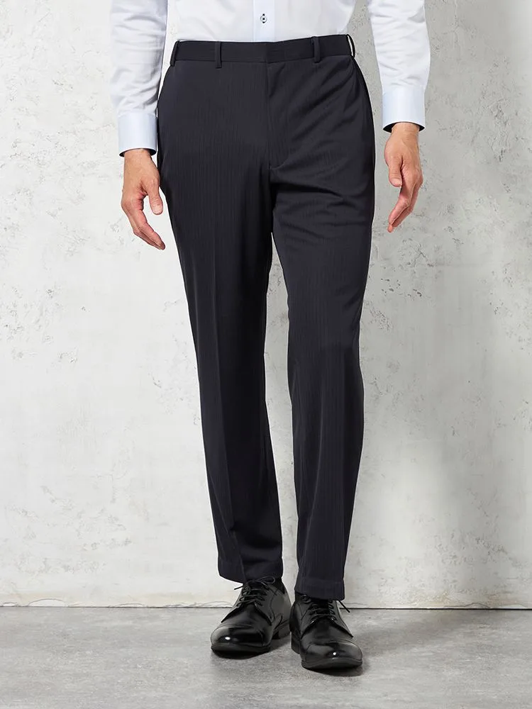 【超軽量】パンツノータック【セットアップ商品有】ストレッチニット素材高通気シャドウストライプi-Pants-アイパンツ-春夏