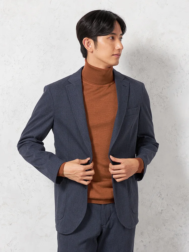 【EDWINデニスラ】ジャケット【セットアップ商品有】ストレッチグレンチェック通年