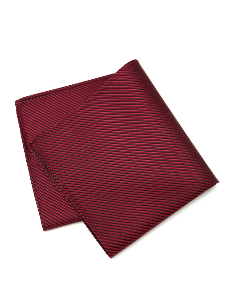 【シルク100%】ポケットチーフツイルジャガード織柄無地通年