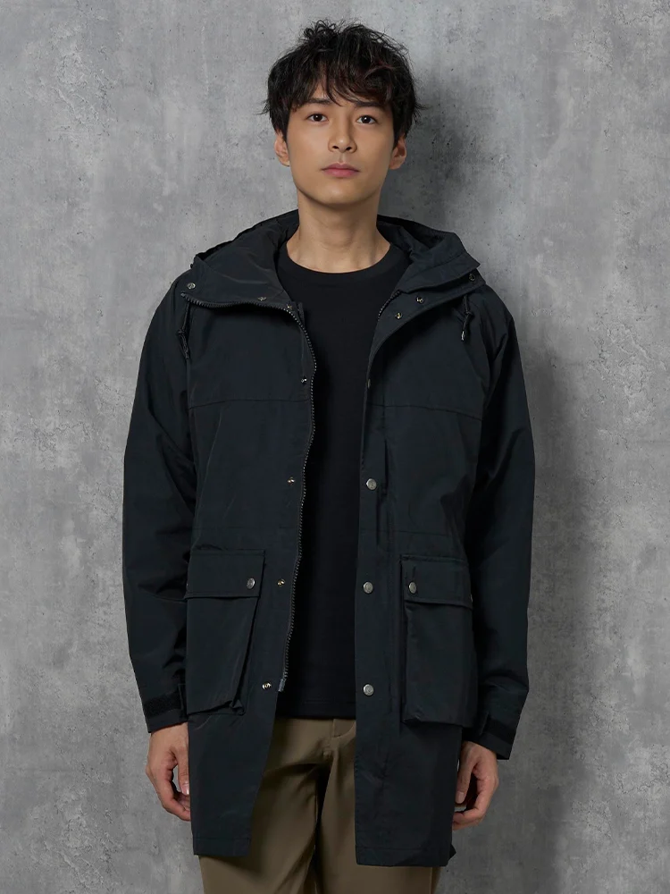 【SIERRADESIGNS-シエラデザインズ-】3WAYマウンテンフードコートライナー付無地秋冬