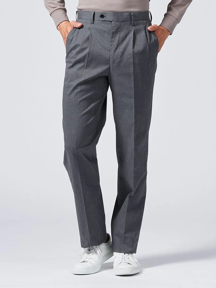 【ウォッシャブル】カジュアルパンツチノパンGOODCHINOSツータックストレッチ無地リージェントハウス